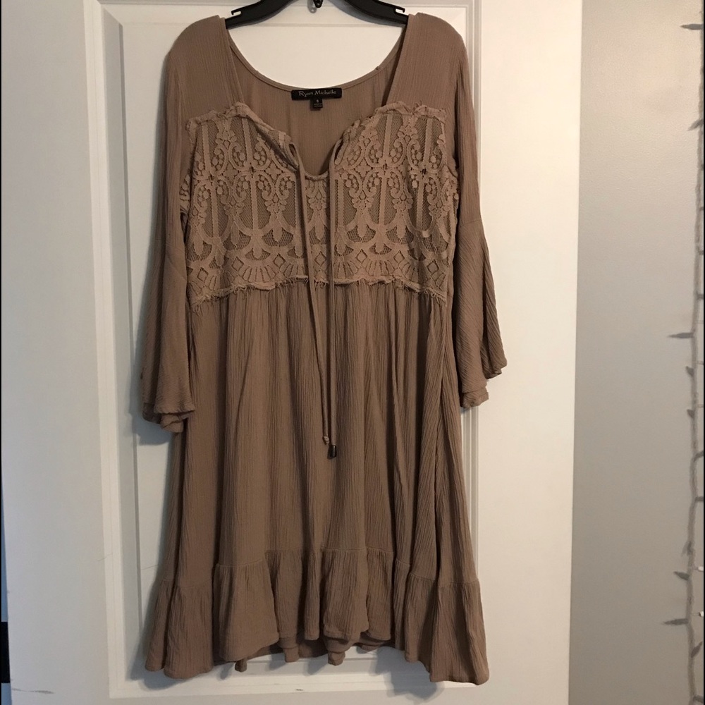 Ryan Michelle Beige Tunic